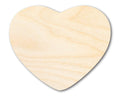 Unfinished Wood Marshmallow Heart Silhouette - Craft - up to 46