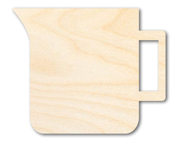 Wood Measuring Cup Shape | DIY Craft Cutout | up to 46" DIY