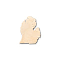 Unfinished Wood Michigan Lower Peninsula Shape - Craft - up to 46