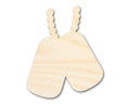 Wood Dog Tag Cutout – Baltic Birch Wood Military Style | Unfinished Custom Shape