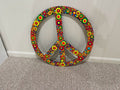 Unfinished Wood Peace Sign Symbol Shape - Craft - up to 46