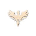 Unfinished Wood Phoenix Mythical Shape - Craft - up to 46
