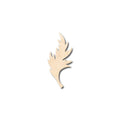 Unfinished Wood Poppy Leaf Shape - Spring - Craft - up to 46