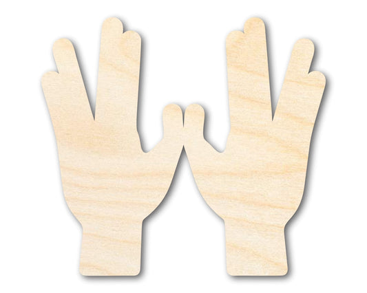 Wood Priestly Blessing Hands Shape | DIY Craft Cutout | up to 46" DIY
