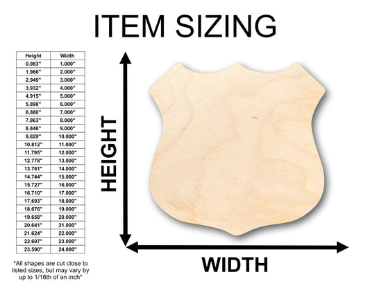 Unfinished Wood Route Sign Shape - Craft - up to 46" DIY