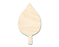 Unfinished Wood Simple Fall Leaf Shape | DIY Craft Cutout | up to 46