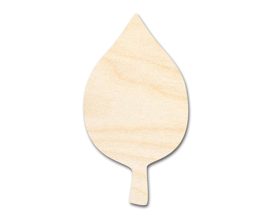Unfinished Wood Simple Fall Leaf Shape | DIY Craft Cutout | up to 46" DIY