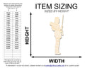Unfinished Wood Soldier With Rifle Shape | DIY Craft Cutout | up to 46