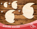 Unfinished Wood Spartan Mascot Shape | DIY Craft Cutout | up to 46