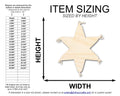 Unfinished Wood Star Pinata Shape | DIY Craft Cutout | up to 46