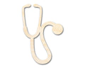 Unfinished Wood Stethoscope Shape | Craft Cutout | up to 46