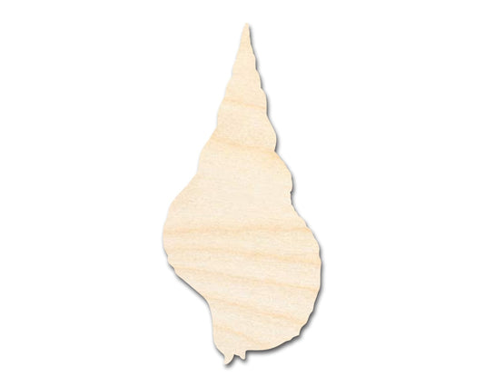 Swirl Shell Shape Wood Cutout - Unfinished Door Hanger - DIY Craft Shape Blanks - Laser Cut Shapes - Decor Cut Outs