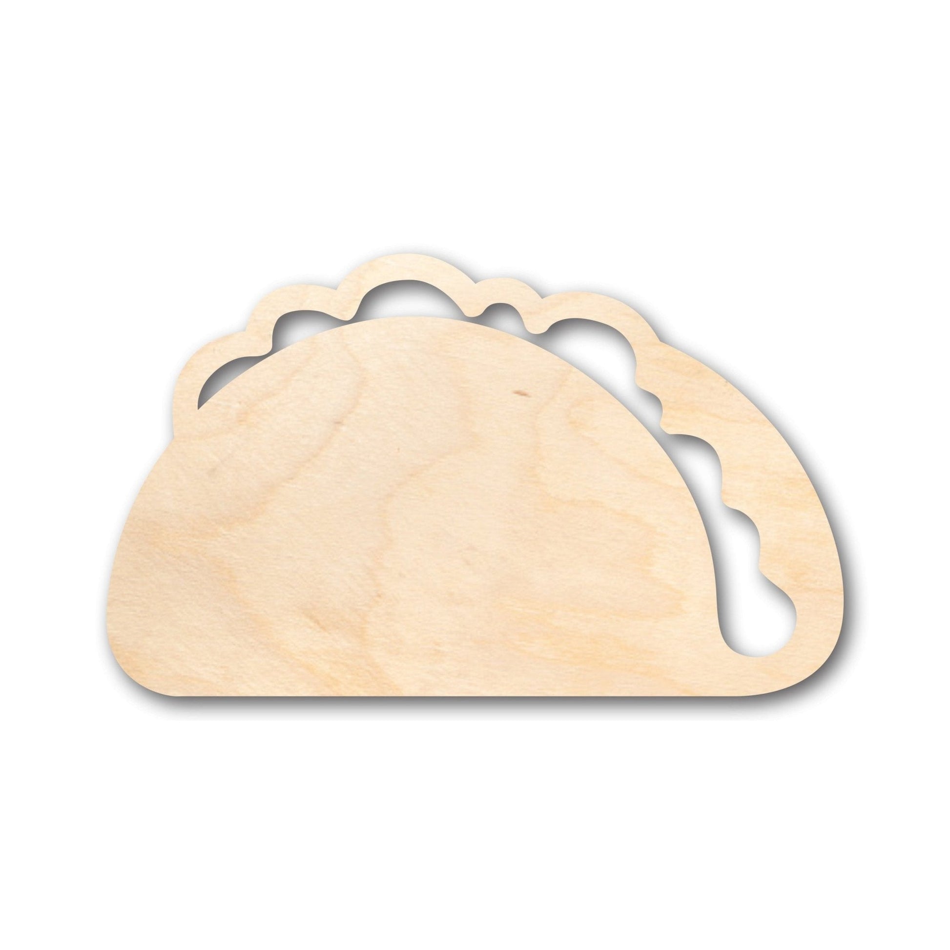 Wood Taco Shape - Craft - up to 46" DIY