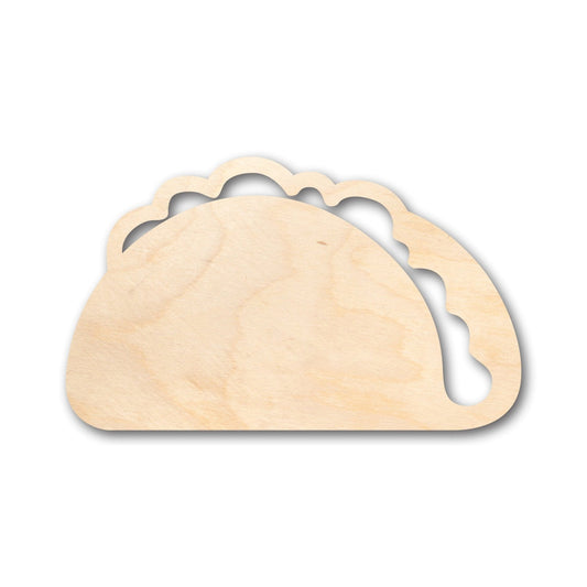 Wood Taco Shape - Craft - up to 46" DIY