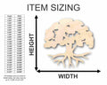 Unfinished Wood Tree of Life Shape - Nature - Trees - Craft - up to 46