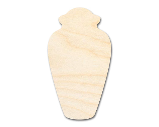 Urn Shape - Craft - up to 46" DIY Wood Cutout - Unfinished Door Hanger - DIY Craft Shape Blanks - Laser Cut Shapes - Decor Cut Outs