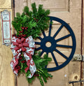 Unfinished Wood Wagon Wheel Shape | Rustic Farmhouse | DIY Craft Cutout | Up to 24