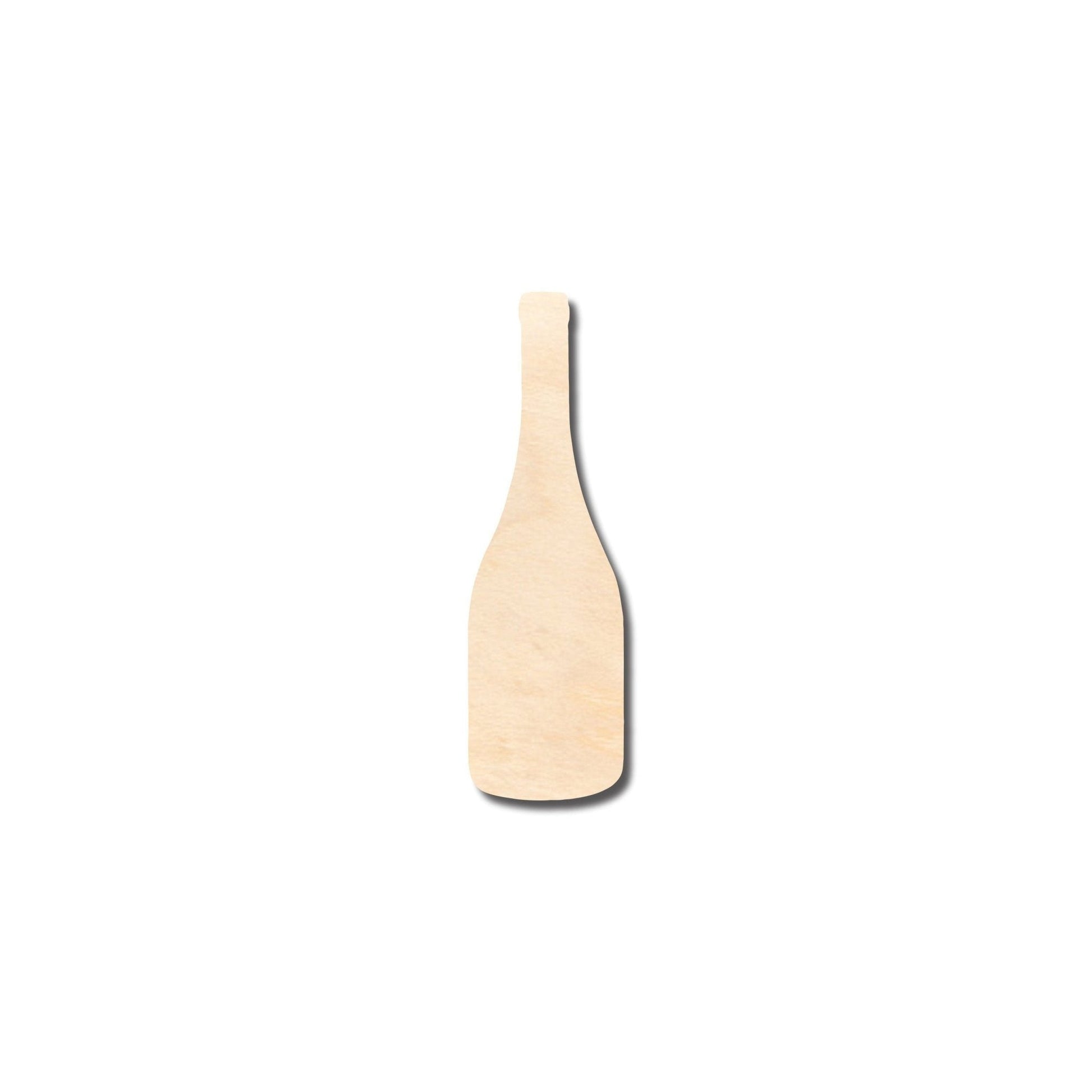 Wood Wine Bottle Silhouette - Craft- up to 46" DIY
