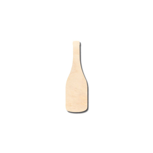 Wood Wine Bottle Silhouette - Craft- up to 46" DIY
